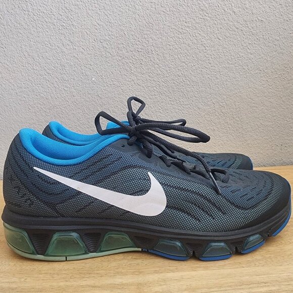 Nike Other - Nike Mens AirMax Tailwind 6 Mesh Running Shoes 621225-004 Grey Blue Volt Size 9